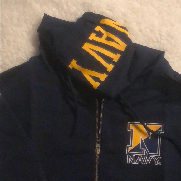 NWT VS PINK U.S. Navy Military Anorak Coat S ⚓️ - Picture 2 of 3